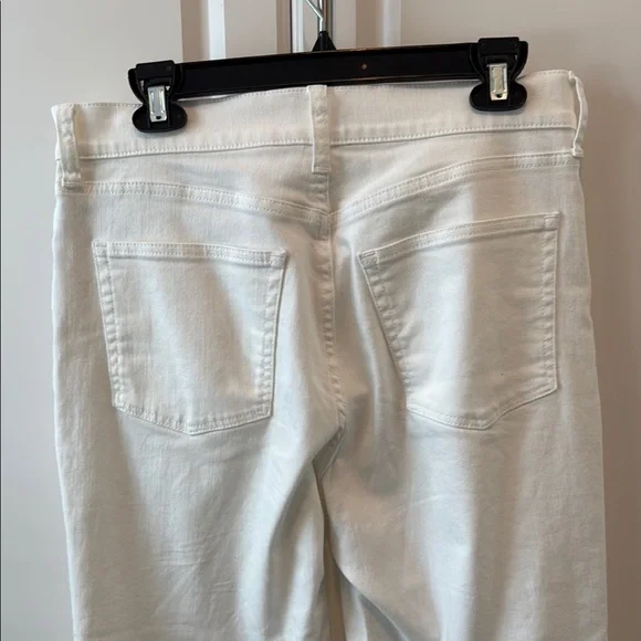 J. Crew White Ankle Cropped Jeans - Picture 5 of 6